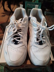 Avia 1817 women's white/p/Navy Sneakers lace up shoes size 8.5 - Picture 1 of 8