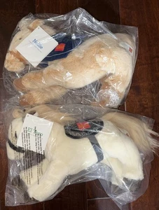 Wells Fargo Horse Plush Lot 14" Nellie and El Toro Brand New Pony - Picture 1 of 2
