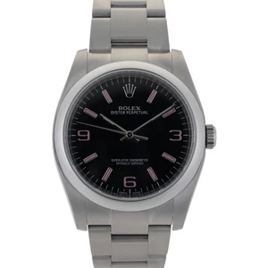 Rolex Oyster Perpetual 36 116000 Black & Pink Automatik Uhr + Box - Bild 1 von 12