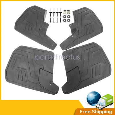 Front Flat Splash Guards New Black Fits For 2023-2024 Chevrolet Colorado 2.7L - Изображение 1 из 4