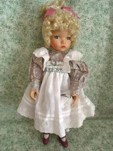 LC-2560  Knowles Porcelain/cloth doll: "MARY MARY QUITE CONTRARY"; 16" Tall - Picture 1 of 4