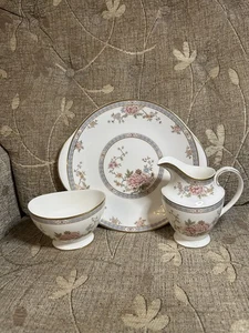 Royal Doulton CANTON. Lattiera e zuccheriera. E piatto torta - Foto 1 di 2