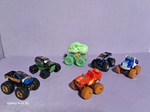 Monster Jam loose 6 Cars Monster trucks 1:64 lot Colorful - Picture 1 of 13