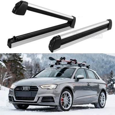 Portaequipajes de techo para esquí snowboard para Audi A3 A4 A5 A6 A7 A8 Q5 Q7 Foto 1 de 4