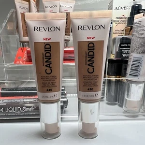 Revlon Photoready Candid Honey Beige Foundation 430 NEW lot of 2 - Picture 1 of 2