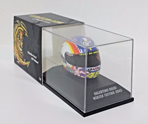 MODELLINO CASCO HELMET 1:8 MINICHAMPS VALENTINO ROSSI WINTER TESTING 2005 MOTOGP - Picture 1 of 5