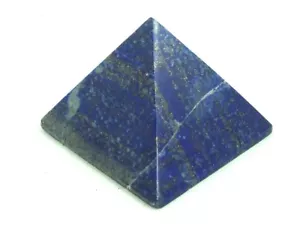 MA Massiccio Afghanistan Lapislazzuli 1 3/4" Piramide Intaglio Lapidario 1388P be - Foto 1 di 6