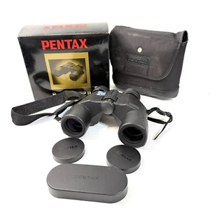Pentax Binoculars PCF WP II 8 x 40mm w/Pentax strap, Caps, Case - Picture 1 of 8