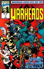 WARHEADS #2 .12.1 of 2.2 all 4 differant mint  condition unread
