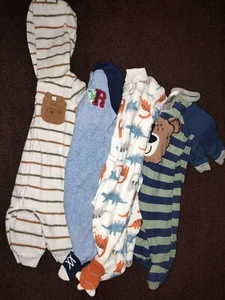 (4 pack) Newborn Baby Boy Pajamas Bodysuits Pajamas Para Nino - Picture 1 of 3