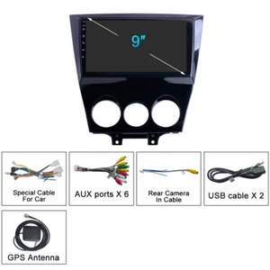 Radio estéreo para automóvil Android 10.1 GPS navegación Wifi reproductor de MP5 para Mazda RX8 RX-8 03-10 - Imagen 1 de 12