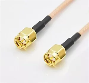 1PCS RF coaxial coax assembly SMA male to SMA male 20cm - Picture 1 of 2