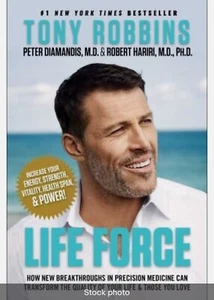 LIFE FORCE Tony Robbins Hardcover Increase your energy strength health NEW - Picture 1 of 1