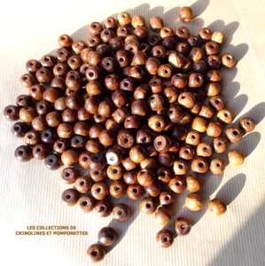 PERLES EN BOIS TEINTE LOT DE 200 PERLES EN VRAC DIAMETRE 1.5CM*** - Picture 1 of 1
