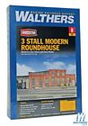 Walthers 933-3260 3-Stall Modern Roundhouse Kit  N Scale Train