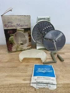 Vintage 1970 Popeil Küche Magier Lebensmittel Schneider Hobel Zerkleinerer Automatische Zufuhr - Bild 1 von 10