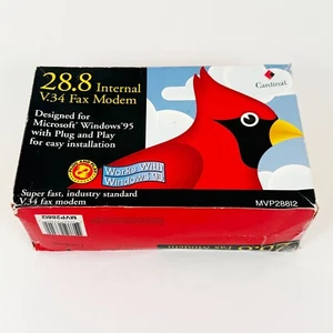 Cardinal 28,8 Kbps V.34 Fax Modem Software & Windows 95 Disk 020-0472 - ohne Modem - Bild 1 von 8