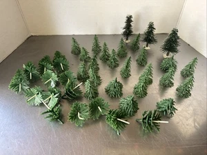 Modellino treno ferrovia layout alberi e arbusti paesaggio per scala N HO O - Foto 1 di 6