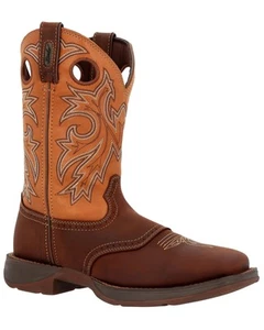 Durango Men's Rebel Saddle Western Boot - Broad Square Toe - DB4442 - Picture 1 of 36
