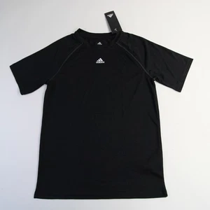 adidas Climalite Short Sleeve Shirt Youth Black New with Tags - Picture 1 of 5