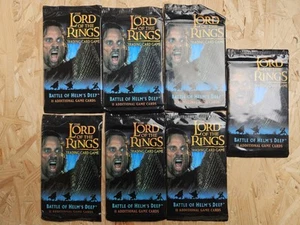 Herr der Ringe TCG Battle of Helm's Deep Booster Packs x7 Neu Sealed - Bild 1 von 2
