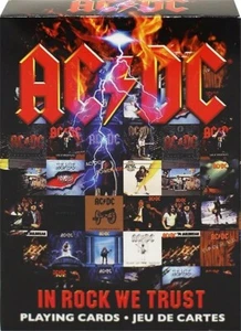 AC/DC - In Rock We Trust Set Playing Cards 52 Deck + Jokers Officially Licenced - Picture 1 of 3