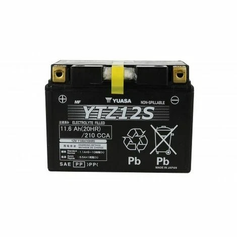 BATTERIA ORIGINALE YUASA YTZ12S HONDA TRANSALP 650 2001 2002 2003 2004 2005 Foto 1 de 1