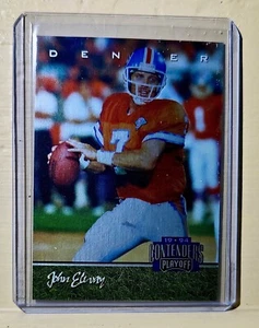Tarjeta de fútbol americano #44 de los John Elway 1994 de los Playoff Contenders de los Denver Broncos - Imagen 1 de 2