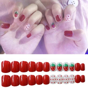 Wearable Nail False Nails Length Removable / Girl Nail Patch (#17) - Picture 1 of 5