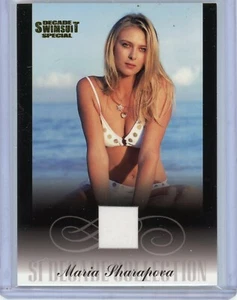TRAJE DE BAÑO MARIA SHARAOVAP 2012 DEPORTIVO ILUSTRADO SI #MS BLANCO TARJETA RELIQUIA BIKINI - Imagen 1 de 2
