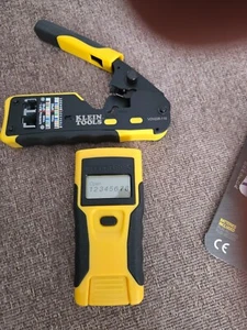 Klein Tools Bundle - Lan Scout Jr & Cable Crimper VDV526-052 VDV226-110 - Picture 1 of 2
