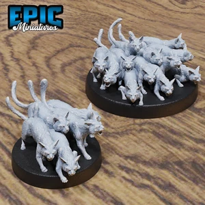 Epic Miniatures - Cat Swarm | 3D Printed D&D Tabletop Miniature - Picture 1 of 6
