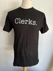 CLERKS Official Men's 90s Cult Classic Comedy Movie Logo T-Shirt Size Medium - Picture 1 of 4