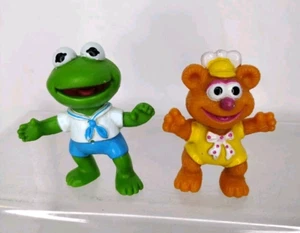 2 - HA! Muppet Babys Vintage PVC Figuren Spielzeug Toppers Kermit Fozzie Vintage 1986 - Bild 1 von 8
