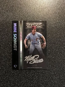 2023 Topps Diamond Icons Mike Schmidt Black Polychromatink Silver Auto #08/10 - Picture 1 of 3