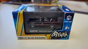 2009 Hot Wheels Batman 1966 Tv Series Batmobile 1:87 in Black - Picture 1 of 6