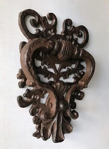 Antik Stil ORB braun rustikal Schmiedeeisen Metall Türklopfer Landhaus Deko - Bild 1 von 10