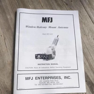 MFJ-1625 Window/Balcony Mount Antenna Manual/Schematic - Picture 1 of 1