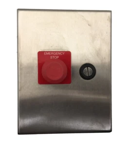 BN4080604CHQTSS WIEGMANN STAINLESS STEEL ENCLOSURE WITH EMERGENCY STOP SWITCH - Picture 1 of 6