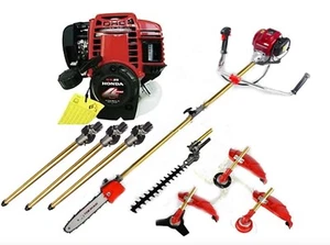 GX35 Grass Eater 4 Strokes Cordless Weed Weater Line String Trimmer + 3poles - Picture 1 of 2