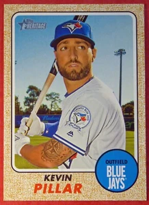 2017 Topps Heritage Kevin Pillar #212 (Blue Jays) NM+ - Picture 1 of 1