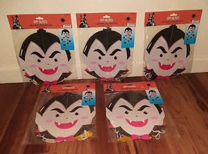 Happy Halloween Vampire Hanging Decoration Set of 5 - Picture 1 of 4