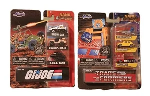 Jada Nano Hollywood Rides Transformers and Gi Joe 3 Pack - Picture 1 of 2