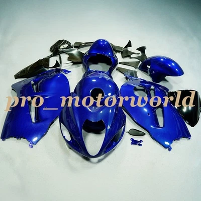 Kit de carenado ABS pintado de fibra de carbono azul para Suzuki Hayabusa GSX1300R 1999-2007 Foto 1 de 4