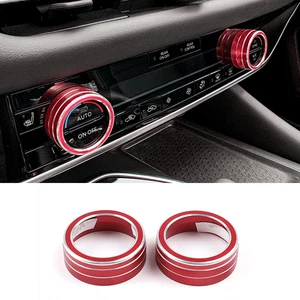 For Nissan Rogue 2021-2026 Air Condition Knob Button Ring Cover Decor Pair - Bild 1 von 10