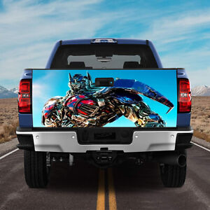 Robot Car Transformer Movie Gift Fan Truck Tailgate Wrap Decal Vinyl American1