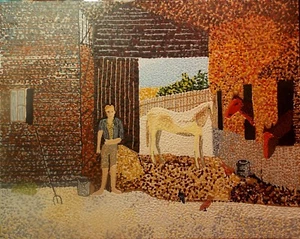 The Mucker 16 x 20 Acrylic on wood by Michael Byro - Bild 1 von 1