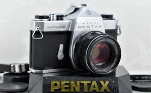 🌸[Exc+++++] Pentax Spotmatic SP Film Camera  Multi 55mm F1.8 Lens From JAPAN - Picture 1 of 24