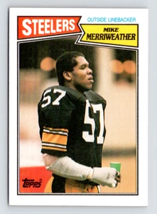 1987 Topps Karte, #291 Mike Merriweather, Pittsburgh Steelers - Bild 1 von 3