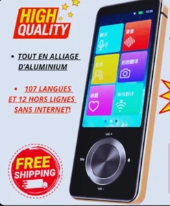 TRADUCTEUR INSTANTANE 107 LANGUES AVEC AI. INTUITIF ET ULTRA PERFORMANT - Photo 1/1